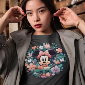 Minnie's Floral Magic Women T-Shirt 1