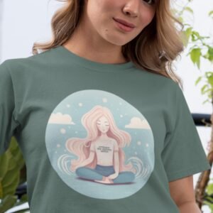 Serenity Within- Meditating Girl T-Shirt