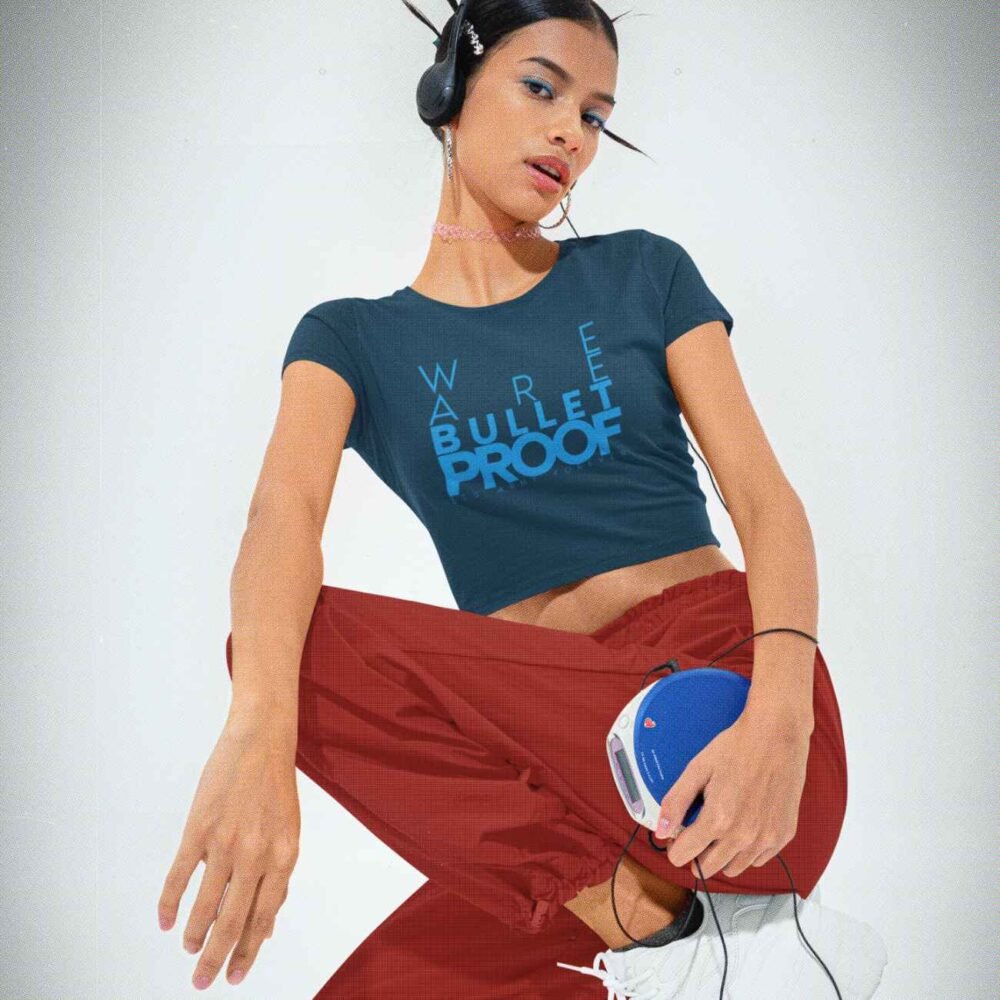 we are bulletproof bts crop top