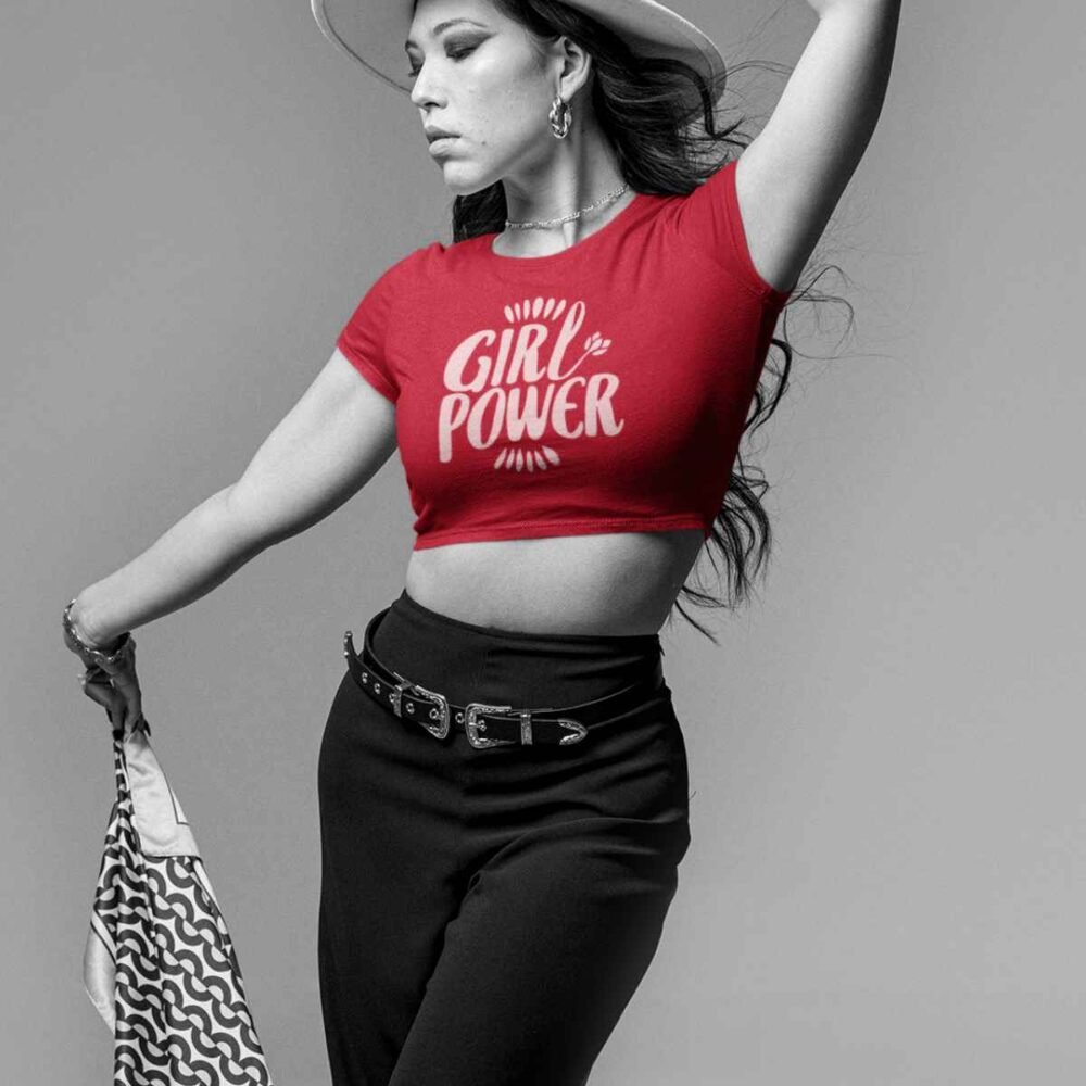 girl power crop top